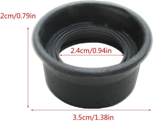 Guojiang Soft Rubber Eyepiece | Eye Shield Guard Cups for Binoculars & Microscopes | 28mm-37mm Inner Diameter