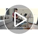 Lepdep Black Ergonomic Office Desk Chair with Adjustable Height & Swivel, Modern Leather Conference Chair