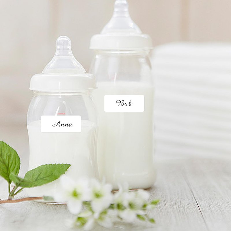 Yeachlaing Multi-Use Removable Labels, 1/2" x 3/4",1000 PCS Blank Labels Total,Water/Oil/Tear Resistant/Ink Won't Smudge No Residue