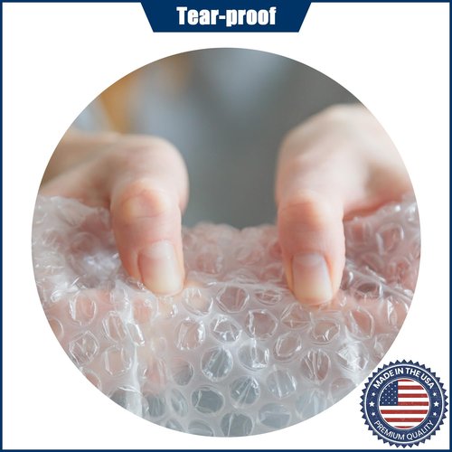PRIMPKG 12in x 350ft Bubble Cushion Rolls, Bubble Cushion Packaging, Coreless roll, Shipping Packaging, Packing and Moving Boxes, Heavy Duty Moving and Shipping (12in x 350ft 1 Roll)