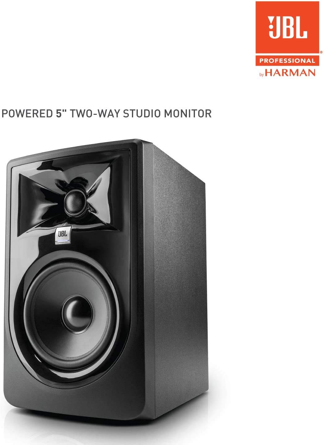 (2) JBL 305P MkII 5" 2-Way Active Powered Studio Reference Monitors Speakers
