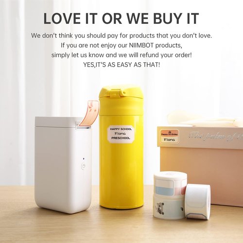 NIIMBOT Label Maker D101 - Portable Wireless Label Printer with Multiple Templates | USB Rechargeable for Home & Office Organization