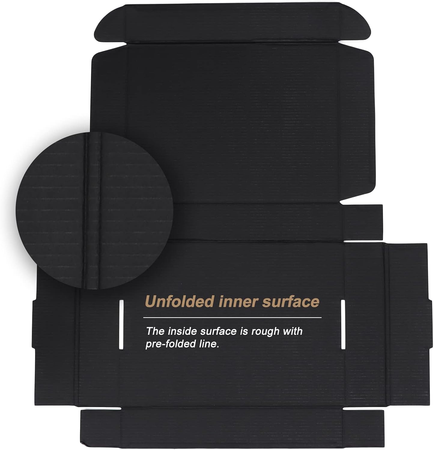 ZBEIVAN Black Shipping Boxes - 11x8x2 Corrugated Cardboard Mailer | 20-Pack for Small Business Packaging