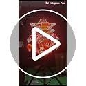 3D Hologram Fan Stand with Adjustable Base for 15.5-39.4 Inch Projectors