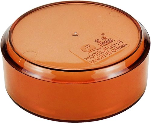 Dahszhi Desktop Sponge Finger Moistener - 2.7" Diameter, Brown - Pack of 3