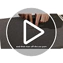4 Pcs Pick Apart Foam Insert, 2 Size Pre Cube Sheet Foams with Bottom
