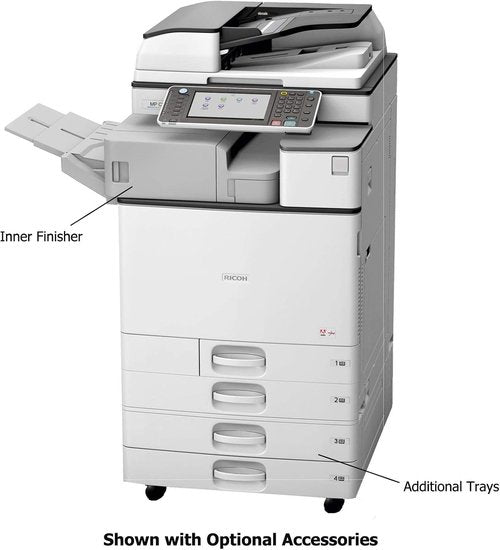 Ricoh Aficio MP C5503 Color Multifunction Copier - A3, 55 PPM, Copy, Print, Scan, 2 Trays with Stand
