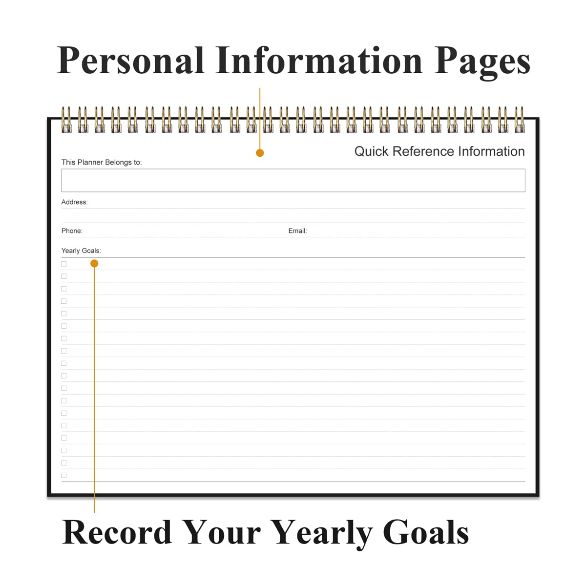 (3-Pack) Weekly Productivity Planner - 8.5" x 11" Dashboard Desk Notepad Has 6 Focus Areas to List Tasks for Goals, Projects, Clients, Academic or Meal-Organize Your Daily Work Efficiently, 54 Weeks