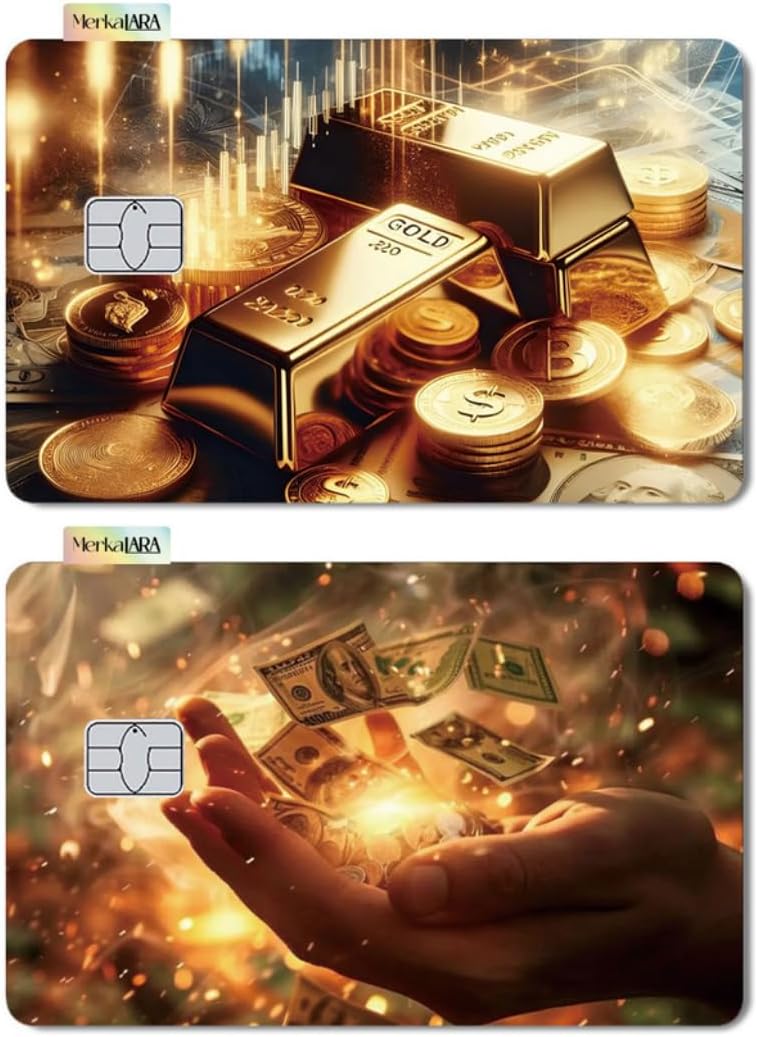 (2 Units) Holographic Credit Card Skin – 3M Material Debit Card Sticker, Waterproof, Durable & Easy to Apply, Multi-Design Personalised Cover (FBI Funny ID)