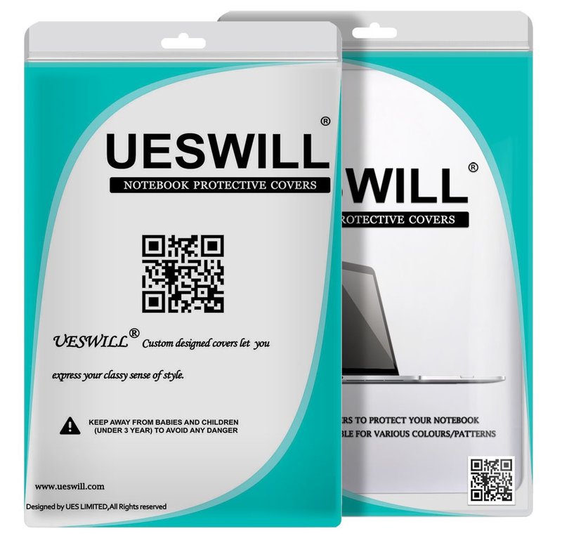 UESWILL 2022 2021 MacBook Air 13 inch Case A2337 M1 A2179 A1932, Hard Shell Case Cover Compatible with MacBook Air 13 inch with Retina Display & Touch ID (2018-2022), Clear