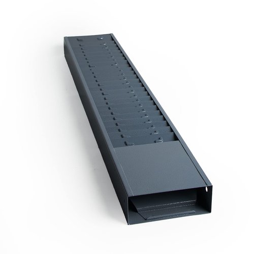 EASY LIFE PRODUCTS TIME CARD RACK - G, Metal, 2x5x30 inches, Gray