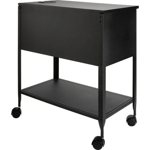 Lorell Standard Lock Mobile File Black 28.35" x 16.54" x 6.50"