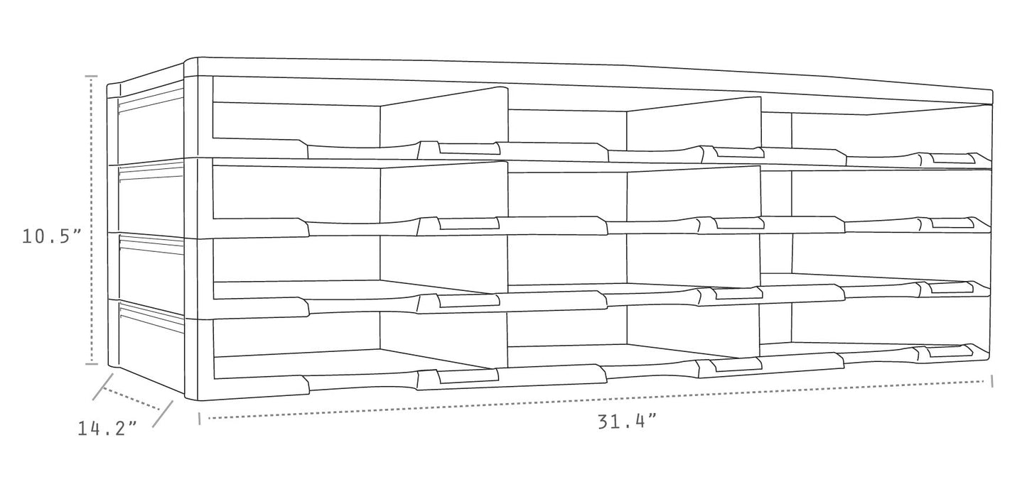 Storex 12 Compartment Organizer