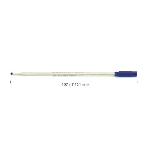 Monteverde C134BB Ballpoint Refill to Fit Cross Ballpoint Pens, Medium, Blue/Black, 50 Pack