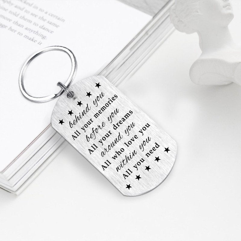 Resdink Graduation Gifts for Class of 2026 - College High School Graduation Keychain for Girls Boys Women Men Him Her Graduate Daughter Son Student