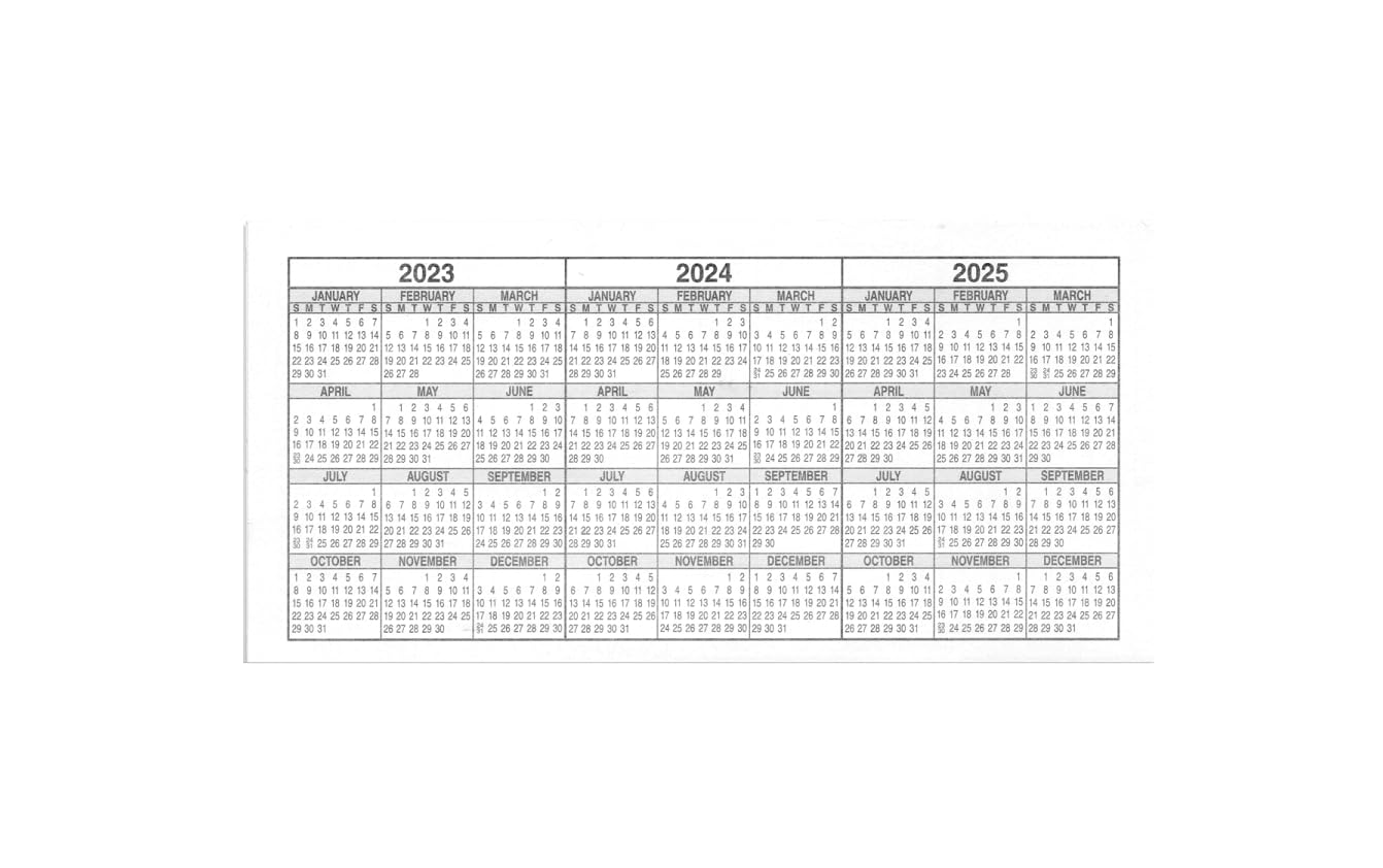 Checkbook Register, Made in The USA, Check Registers for Personal, Blank Ledger Transaction Registers for Personal or Business Bank, Check Register Book (23-24-25 Calendars, 10)
