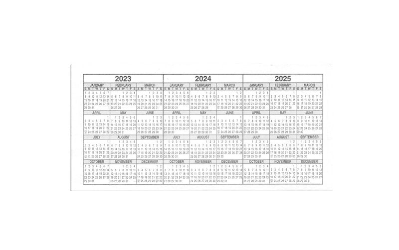 Checkbook Register, Made in The USA, Check Registers for Personal, Blank Ledger Transaction Registers for Personal or Business Bank, Check Register Book (23-24-25 Calendars, 10)