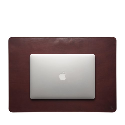 Castelijn & Beerens Gaucho Leather Desk Pad – Premium Genuine Leather Writing Mat – Elegant Desk Protector for Office & Home (Brown)