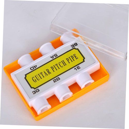 Toddmomy Guitar Pitch Pipe Tuner Compact and Durable Instrument Tuner for Accurate Guitar Tuning Portable Design with Notes present for Musicians and
