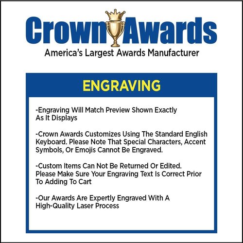 Crown Awards 7.25" Personalized Acrylic Gavel, Custom Engraved Gavel Gift Trophy, Add Your Own Engraving…