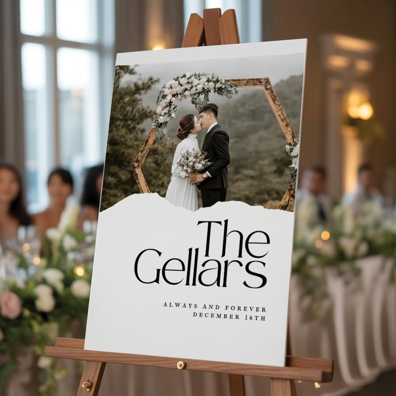 Custom Poster Board Corrugated Plastic Sign, 24x36 inch - Personalized Coroplast Event Signs for Wedding, Baby Shower, Announcements, Presentations, Arts & Crafts