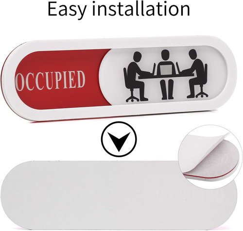 Regine Switzerland Do Not Disturb Sign - Privacy Indicator for Home, Office, Hotels | 6.69'' x 1.96''
