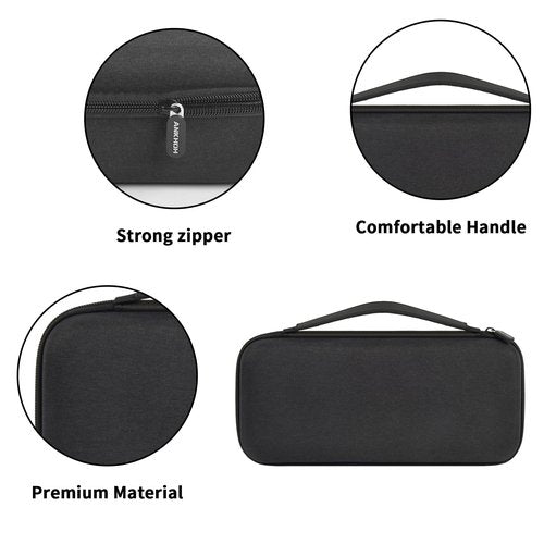 Portable Printer Case for Aixiqee A80/ for TATTMU/for PEDOOLO/for Phomemo M08F Bluetooth Wireless Printer, Thermal Paper, Charger and Cables Carrying Travel Storage Organizer(Box Only)