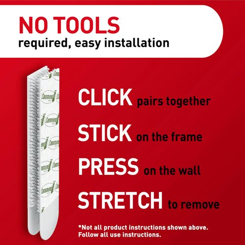 Command 10 lb Medium Picture Hanging Strips 16 Pairs (32 Command Strips), Damage-Free Hanging Picture Hangers, No Tools Wall Hanger for Home Decor, White Adhesive