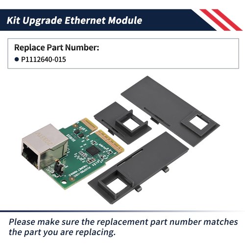 Promrmr P1112640-015 Kit Upgrade Ethernet Module Fit for Zebra ZD421 ZD421d ZD421t ZD411 Thermal Printer 203dpi 300dpi Ethernet Wired Connection Module