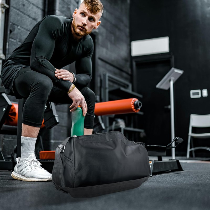 C&F BOGMOST Small Travel Duffel Bag Foldable Waterproof Gym Bag for Gym Beach Swim Bag Men Women Duffle Bag Lightweight Oxford Cloth Sports Bag -Sky Blue