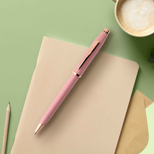 Cross Century II Smoky Pink with Rose Gold Plated Appointments Ballpoint Pen