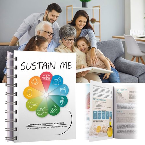 Sustain Me Book, Herbal Medicine, The Herbal Remedies Organizers to Balanced and Healthy Lifestyle,The Ultimate Guide to Holistic and Natural Remedies for Everyday Health, Spiral Bound