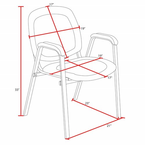 Regency Stacking Reception, 1 Chair, Vinyl