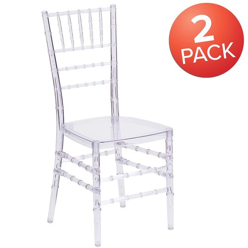 Flash Furniture Flash Elegance Crystal Ice Stacking Chiavari Chair