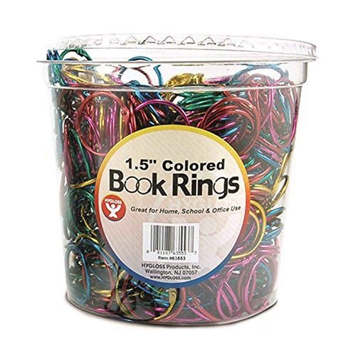 Hygloss Products, Inc Hygloss Products Book Rings, 1 1/2 inch