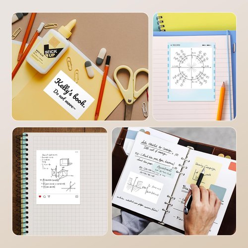 NIIMBOT Photo Label - Waterproof Thermal Sticker Paper for B21 Pro Printer | 2.1x2.6in (54x67mm)