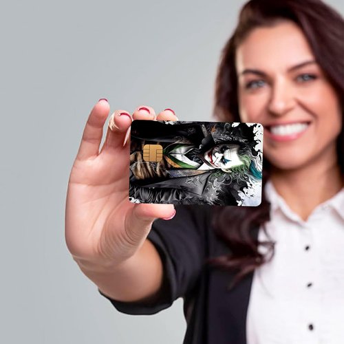 credit card skin,Debit card stickers,For keys, debit cards, credit cards, bank cards 4-piece set,Movie character stickers (B)