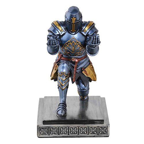 NCQIXIAO Templar Vanguard Soldier Pen Holder Pencil Stand Desk Organizers and Accessories as Gift for Medieval Warrior Enthusiast (Blue)
