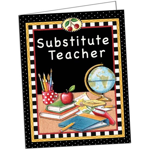 Teacher Created Resources® Mary Engelbreit Substitute Teacher Pocket Folder, Pack of 10