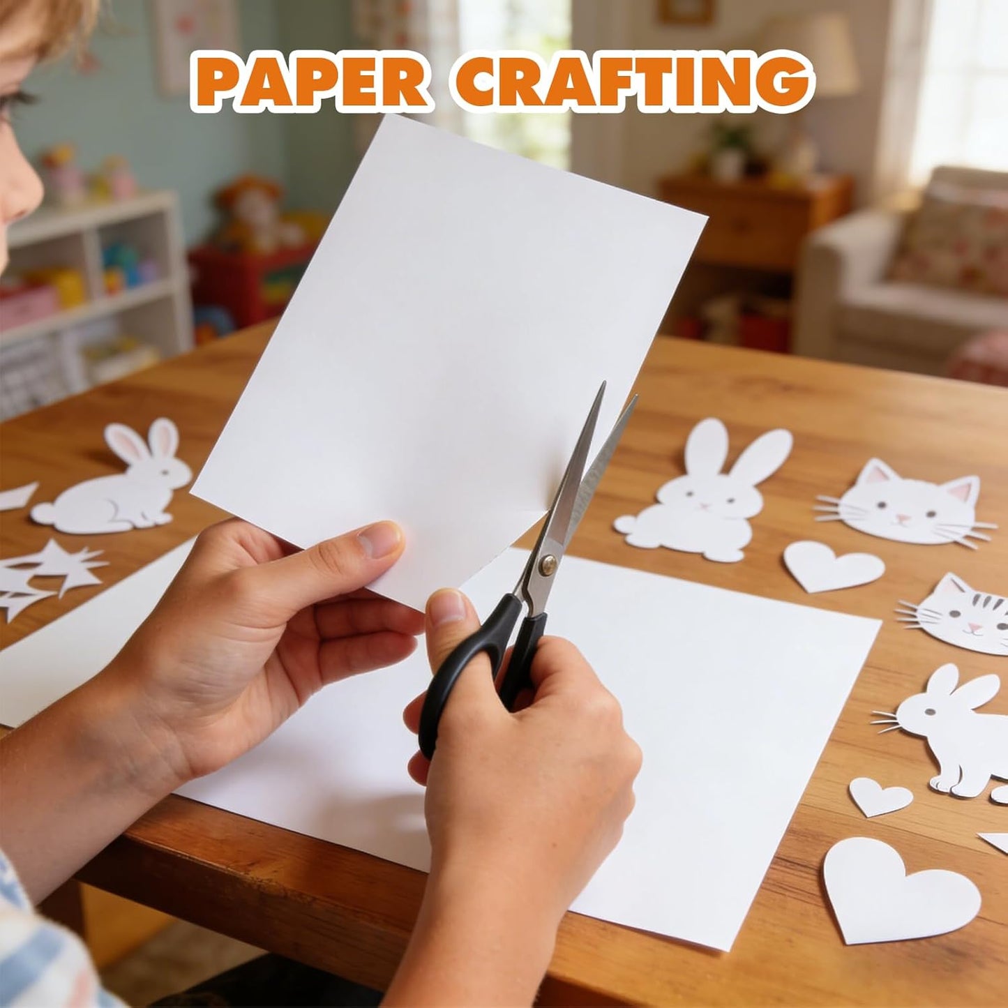 TUXIYA 50 Pack White Poster Board - 22" x 28" Heavyweight Blank Paper for Arts & Crafts Projects