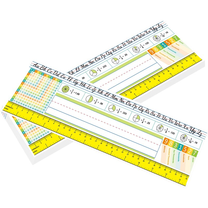 Fancy Land Multiplication Desk Reference Nameplates Math Traditional Manuscript Name Plate Self Adhesive for Students Pack of 36