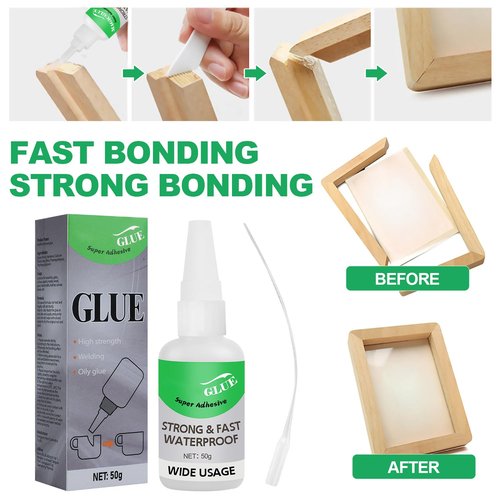 Welding High Strength Oily Glue, Multifunctional Universal Glue Super Glue Fast Repair, Instant Bonding, Strong Adhesion, Repairs for Metal, Plastic, Wood, Ceramics, Leather, Glass (2PCS)