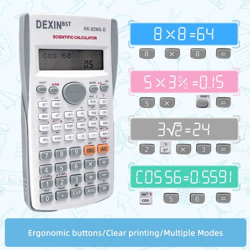 16 Pack 2 Line Engineering Scientific Calculators Bulk Calculator Pack Classroom Scientific Calculator Pack Calculator Set Scientific Bulk for Office School
