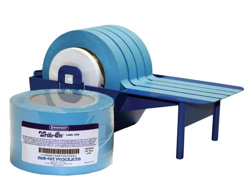 SP Bel-Art Write-On Blue Label Tape; 40yd Length, ³/₄ in. Width, 3 in. Core (Pack of 4) (F13487-0075)