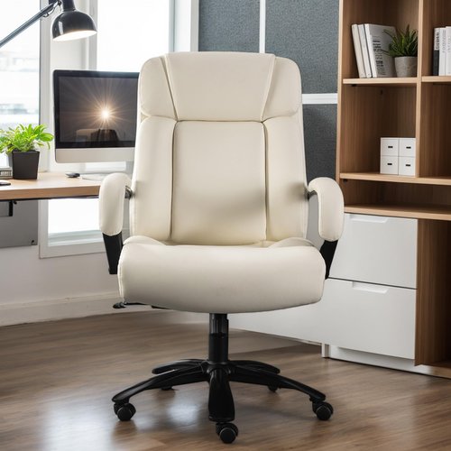 500lbs Ultra Big and Tall Office Chair Extra Wide Large Heavy Duty Thick Padded Computer Executive Ergonomic High Back