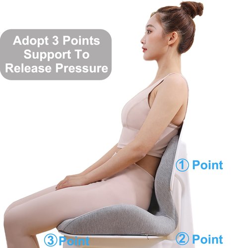 Reenly Back and Seat Cushion, Hemorrhoid Pillows for Sitting,Donut Pillow for Tailbone Pain,Cushion Lab Seat Cushion,Office Chair Cushions for Back and Butt Support