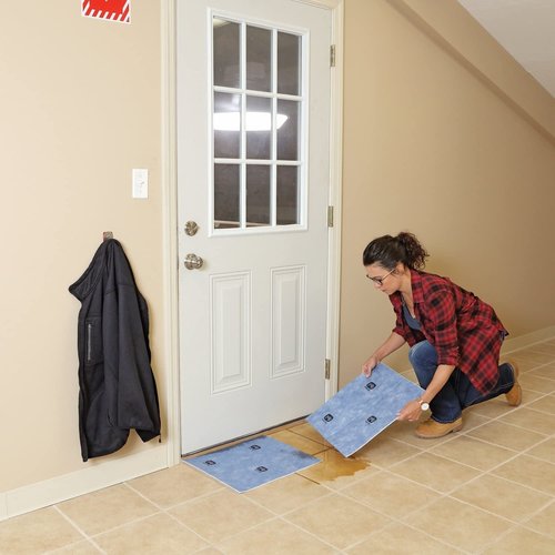 PIG Water Absorbent Mat - Reusable 15" x 19" Pads - 20 Pack for Maximum Absorption