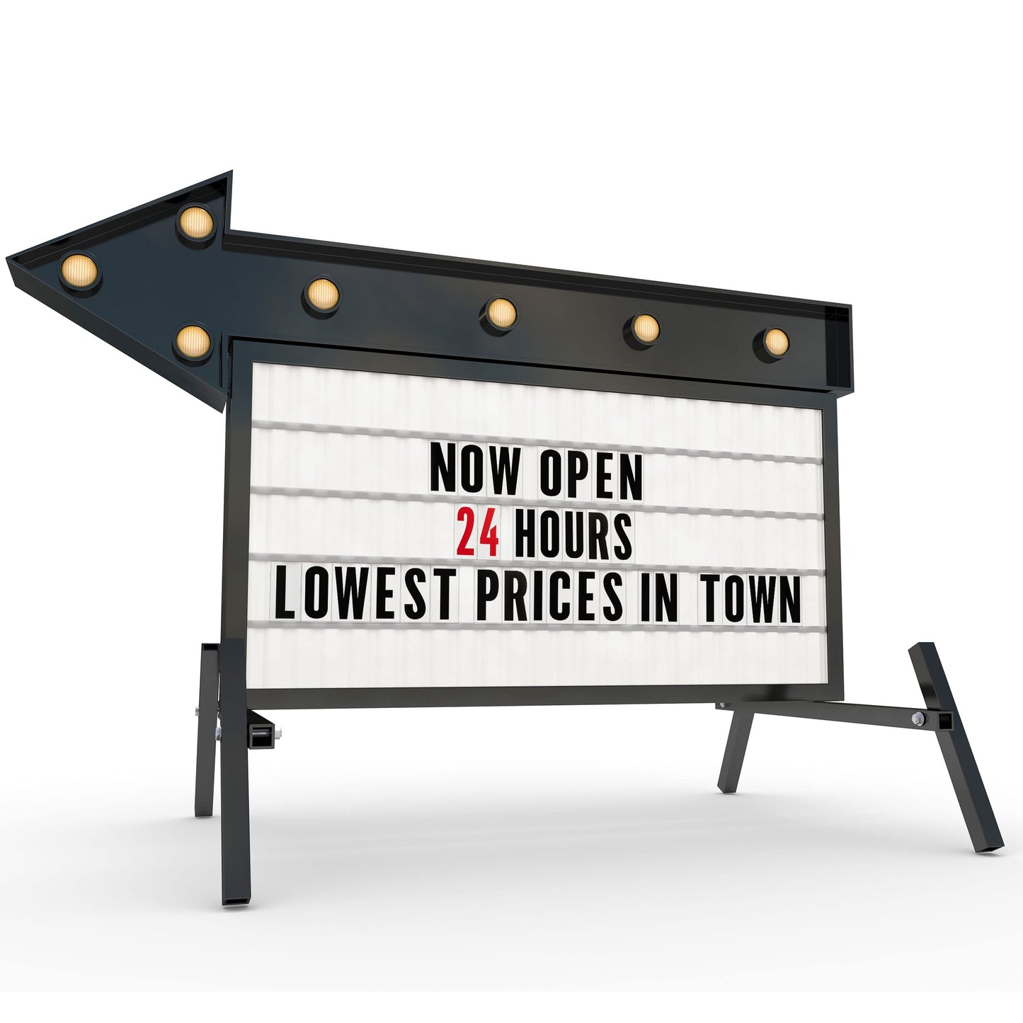 Houseables Marquee Letters, Sign Letters, Letter Sign, Outdoor, Plastic, Plexiglass, Changeable, for Board, Readerboard, Billboard, Church, 8 Inch Character on 9 in Panel, 301 PC, w/Numbers