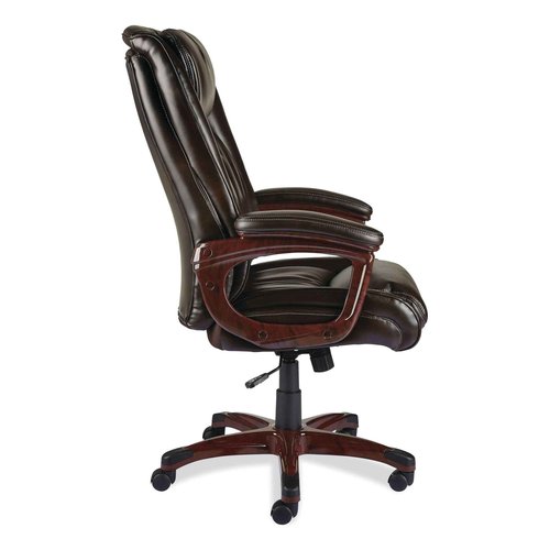 Alera ALEDN42B19 17.13 in. - 20.12 in. Seat Height Darnick Series Manager Chair Supports Up to 275 lbs. - Brown