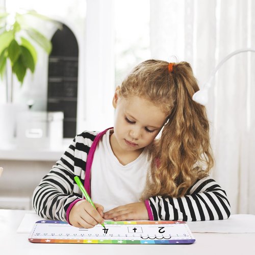 CUDICY 32 Pack Number Line Dry Erase White Board Double Sided Classroom Must Haves Math Manipulatives Teacher Supplies for Kindergarten Elementary Special Education Students Homeschool 12"x4"